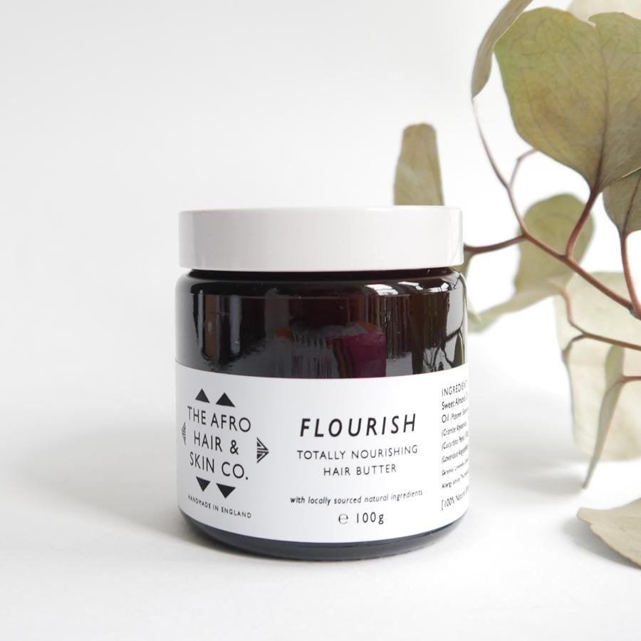 The Afro Hair and Skin Company FLOURISH - Totally Nourishing Hair Butter 100g - La Para London