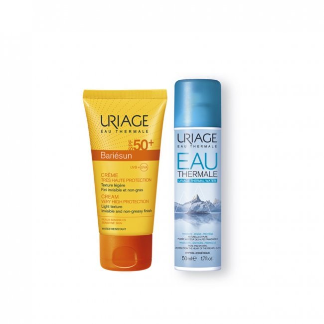 Uriage Bariésun SPF50+ Cream 50ml + Free Thermal Water 50ml - La Para London