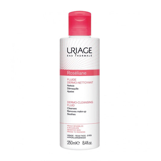 Uriage Roséliane Anti-Redness Dermo-Cleansing Fluid 250ml - La Para London